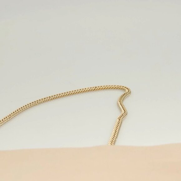 Jimmy Choo Chain Shoulder Bag Leather Beige Gold Auth bs27431 - Picture 12 of 15